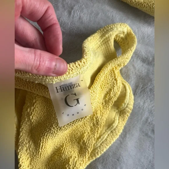 Hunza G Juno Bikini (OneSize) Yellow, Excellent Condition! - Picture 6 of 15